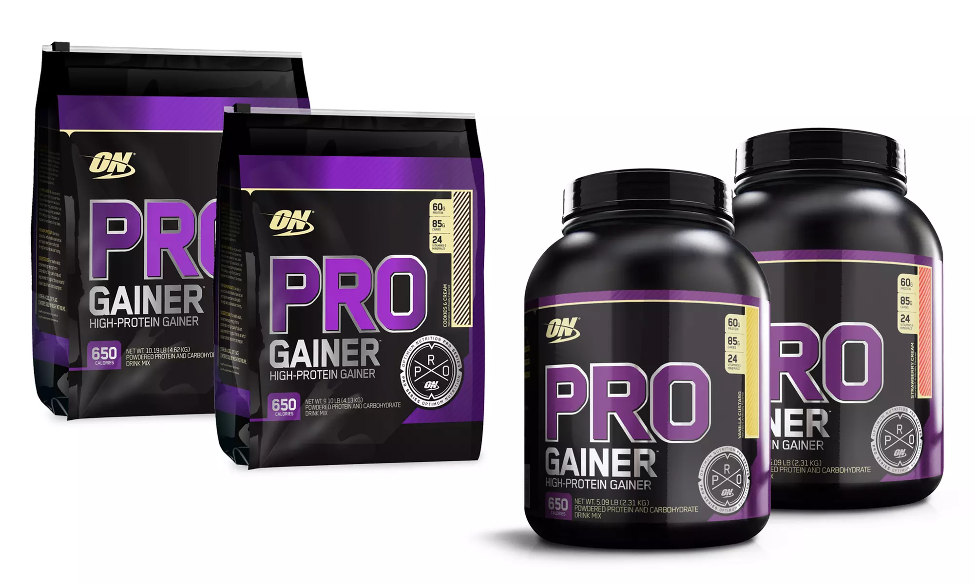Optimum Nutrition Pro Gainer Protein Powder - Primary Image