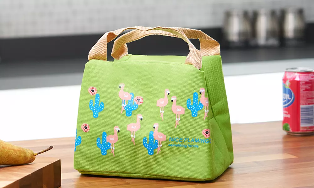 Sacs à lunch portables à isolation thermique Flamand rose - Second Medium