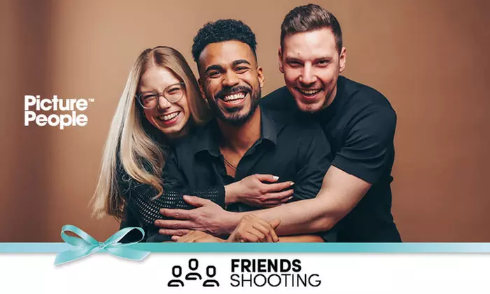 60 Min. Freunde Fotoshooting inkl. 2-5 Bildern + Geschenk