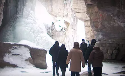 Canyon Ice Walk or Wildlife Tour with Burger or Sandwich Meal for Two from Jasper Brewing Company (Up to 53% Off) - Primary Image