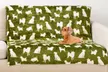 Ultra Plush Dog Silhouette Fleece Throw Blanket - Second Medium