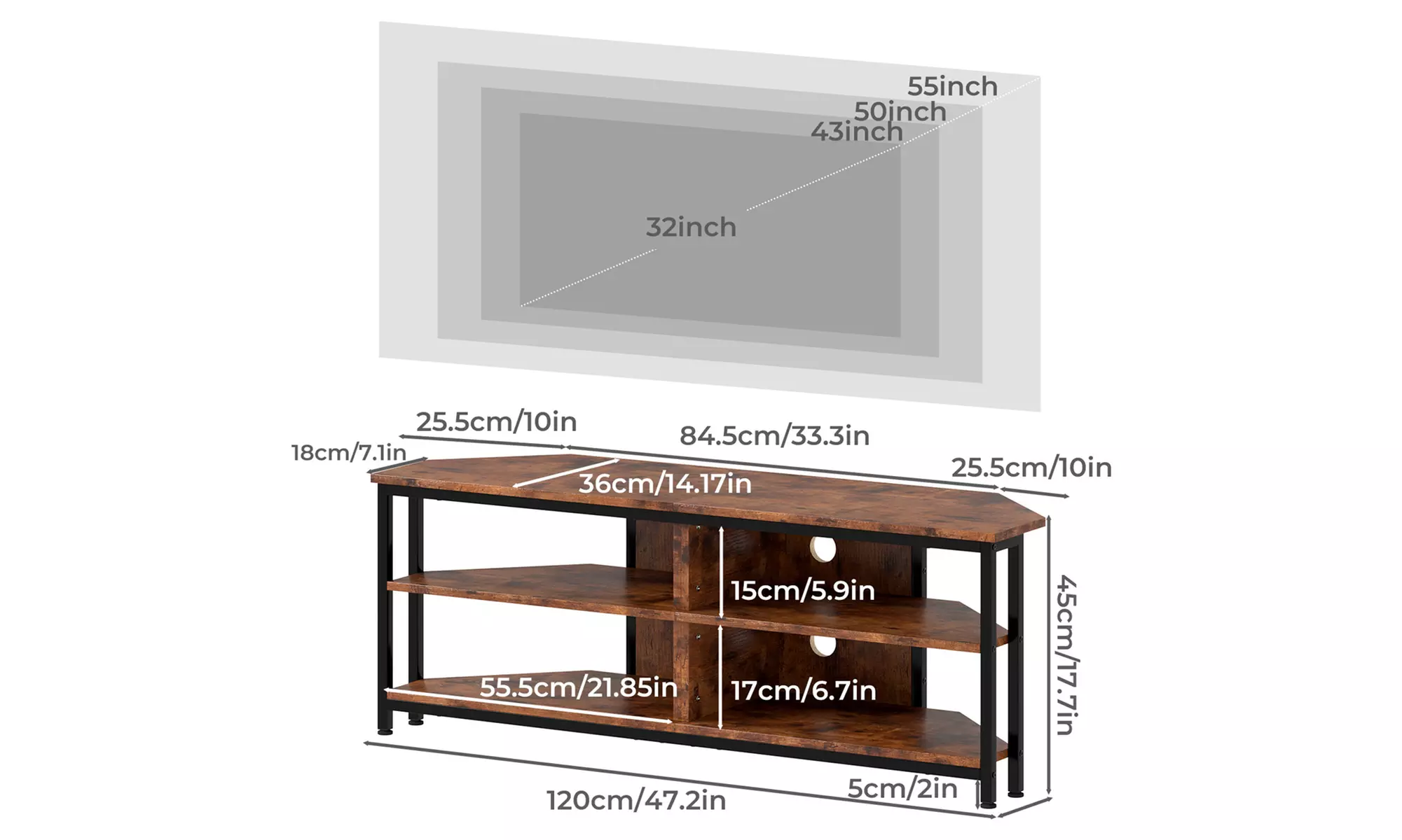 Levede Contemporary Entertainment Units and Media Consoles