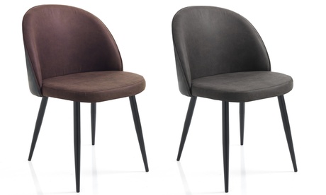 Set di 4 sedie New Kelly, disponibile in 2 colori