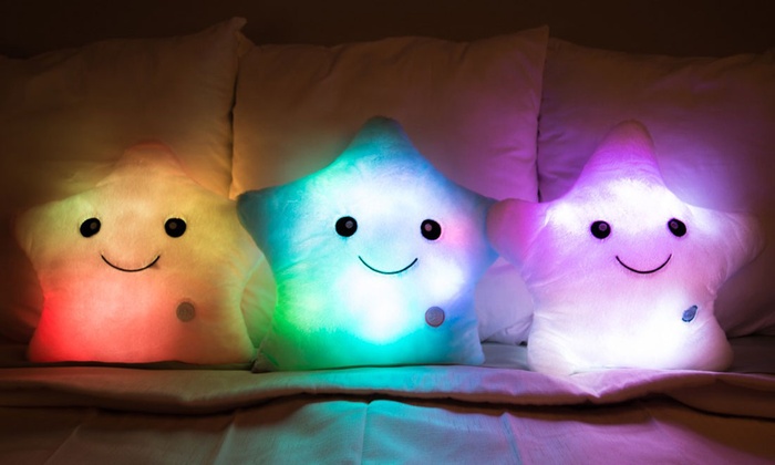 led star pillow