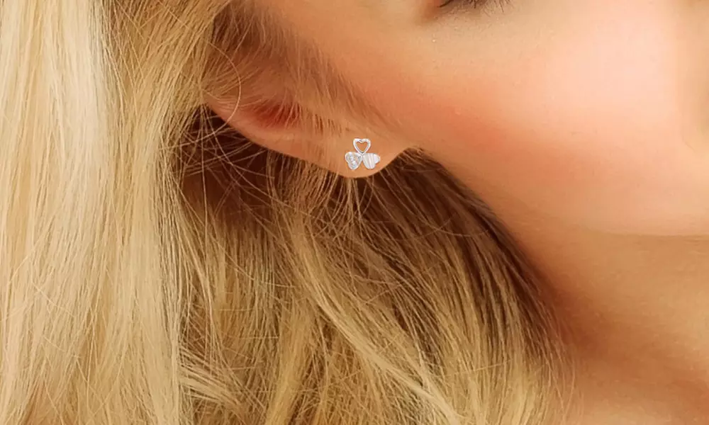 Bijoux en argent sterling, collier ou boucles d'oreilles Lucky - Image 5