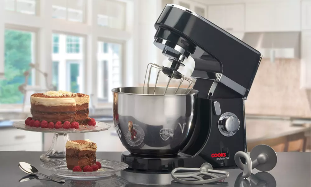 800 W Küchenmaschine von Cooks Professional in Rot, Schwarz oder Silber (73% sparen*) - Primary Image