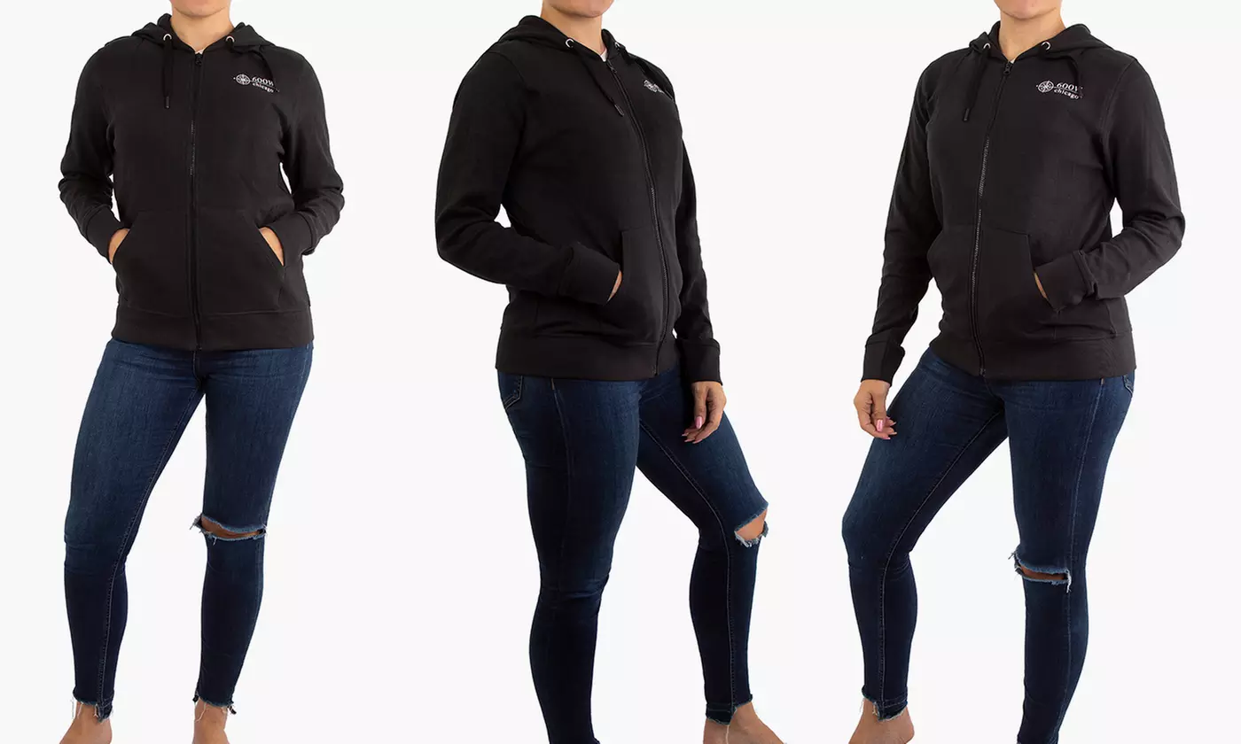 Pack de 2 sweats à capuche 100% coton Chicago 600W - Second Medium