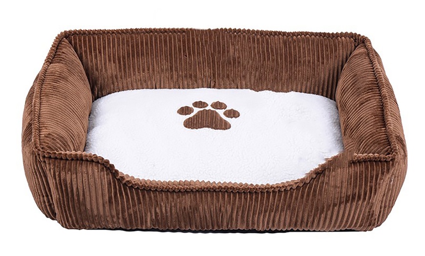 Image 4: Corduroy Pet Bed