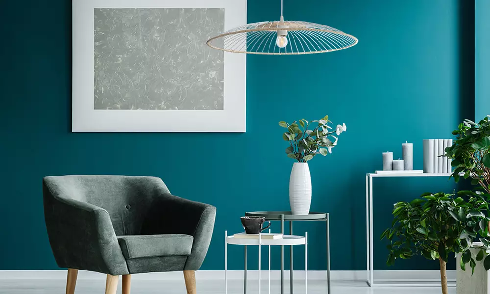 Suspension filaire en métal et bambou - Primary Image