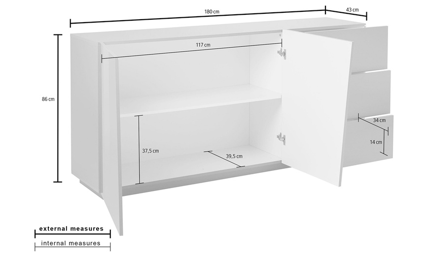 Image 16: Credenza dal design moderno