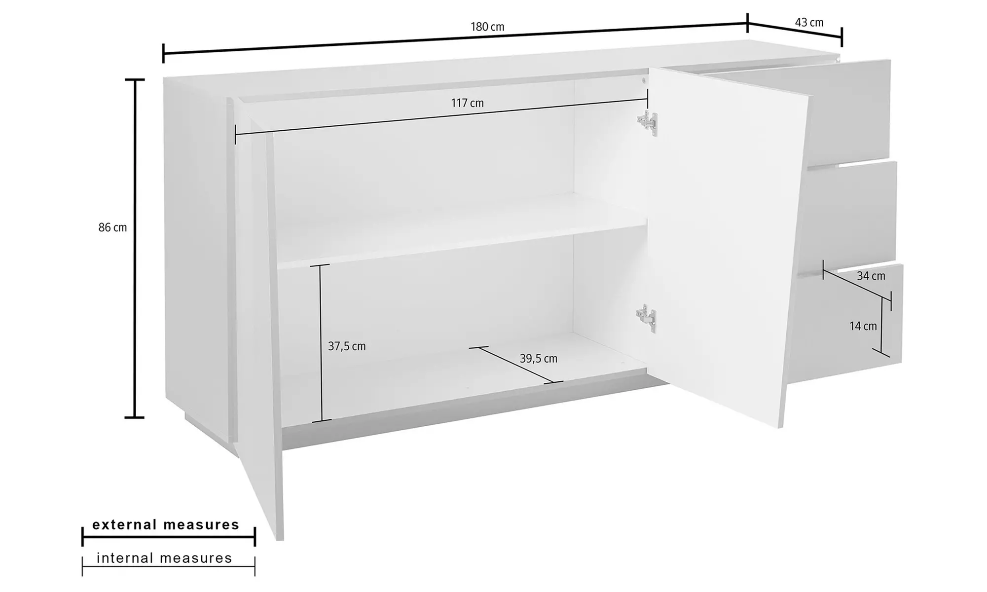 Credenza dal design moderno