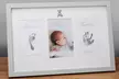 Cadre photo souvenir pour bébé avec empreinte 3D Bambino - Second Medium