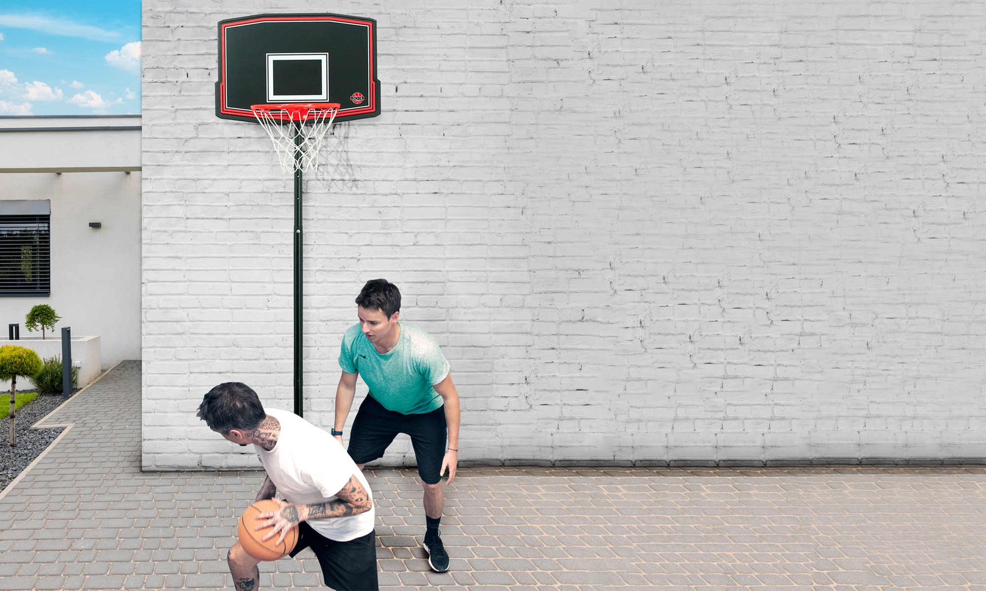 Canestro da basket regolabile Bumber