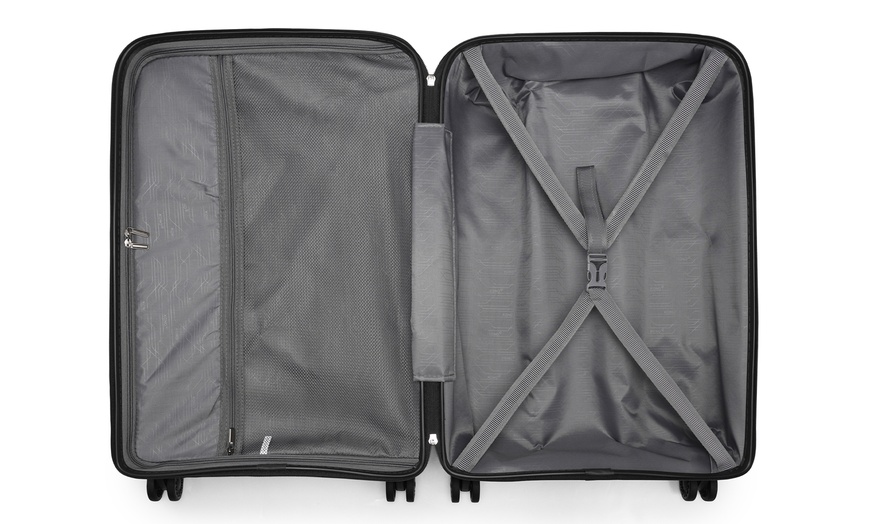 Image 5: One or Three Hard Shell Suitcases with a Travel Backpack Set