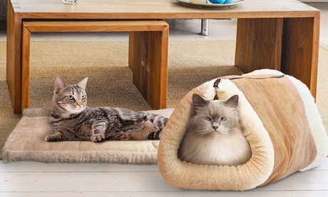 Tunnel-tappeto giocattolo per cani e gatti