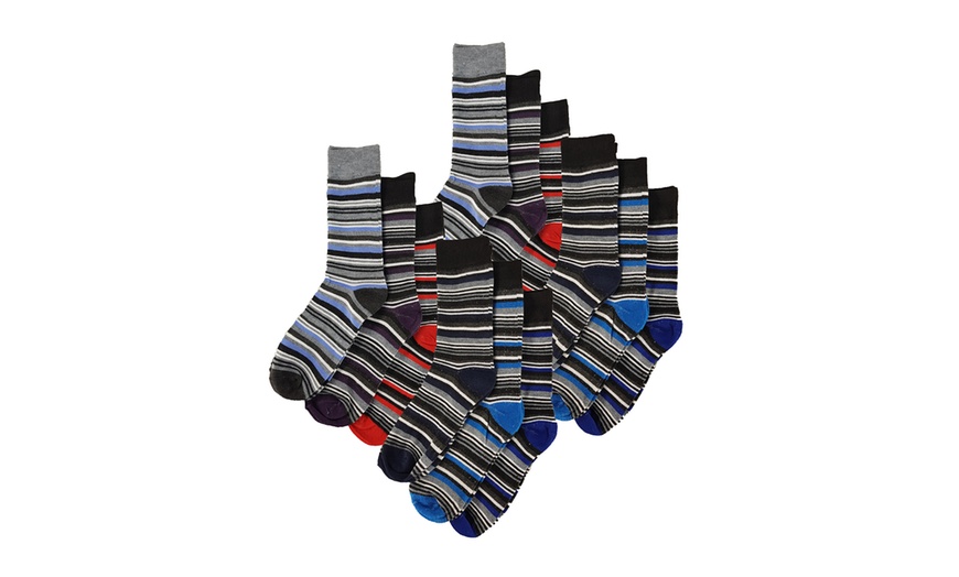 Image 4: 12-Pack of Men's Design Socks