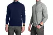 2 maglie dolcevita in cashmere e lana da uomo, disponibili in varie taglie e colori - Image 5