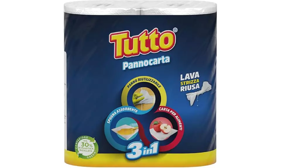 24 rotoli di carta assorbente Pannocarta Tutto