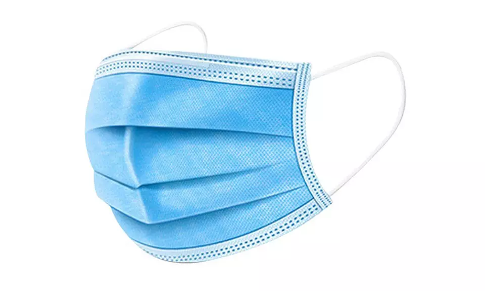 Non-Medical Disposable 3-Ply Face Masks - Primary Image