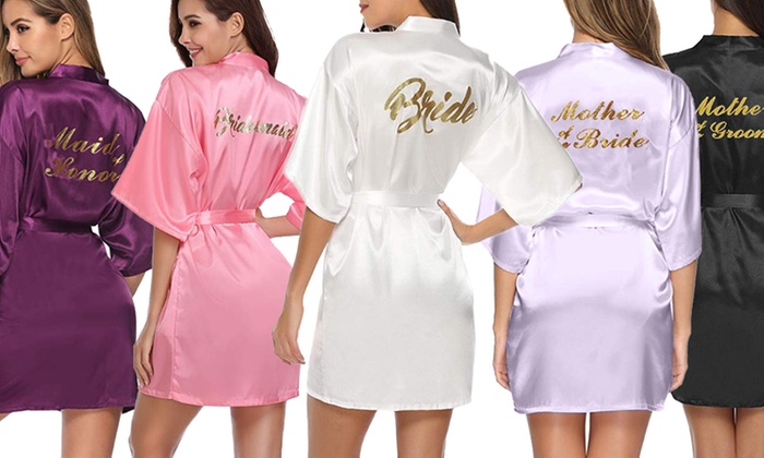 cheap bridal robe