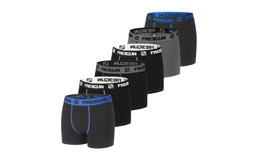 Image 6: Lot de 4, 6 ou 9 boxers en coton pour homme Freegun