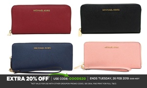 Michael Kors Leather Wristlet/Wallet