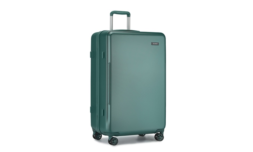 Image 4: One or Three Minimalist Design Hard Shell Luggage Set with TSA Lock 