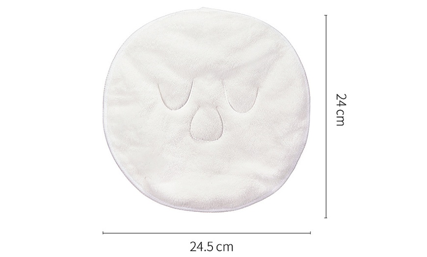 Image 6: One or Two Reusable Face Towel Steamer Masks