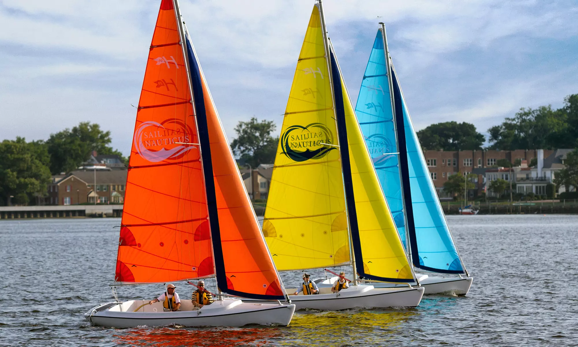 $75 for a Two-Hour Sailabout for Up to Four with Sail Nauticus ($110 Value) - Primary Image