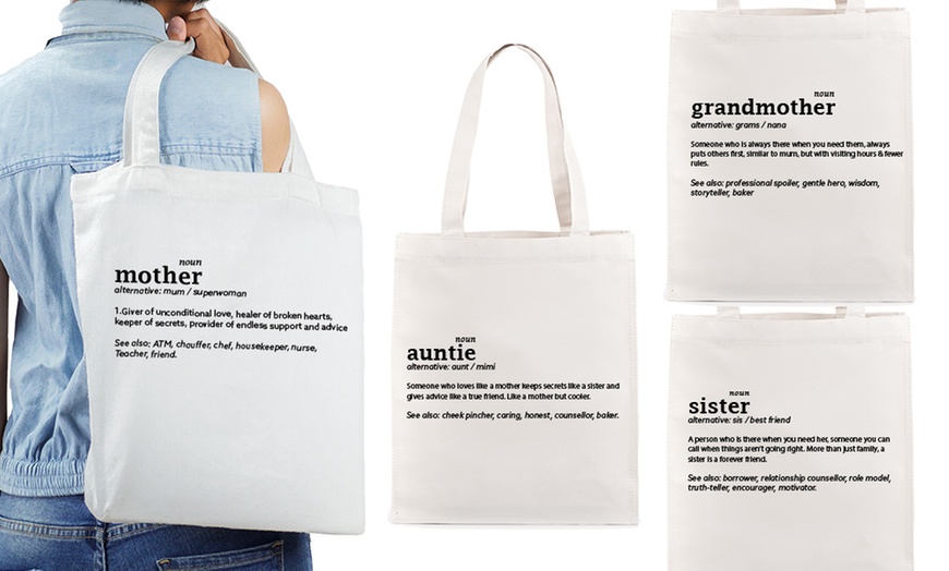 Image 1: Family Tote Bag