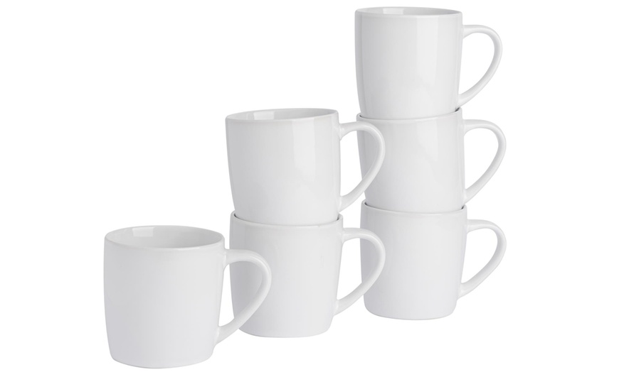 Image 30: Argon Tableware Pack of Six Coloured Coffee Mugs 350ml