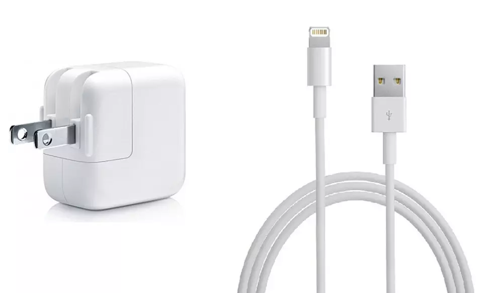 Apple 10W USB Charger with Optional Lightning Charge and Sync Cable - Primary Image