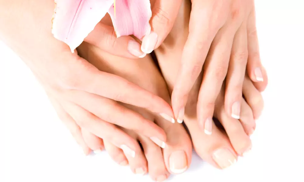 Manicure or Spa Pedicure with OPI Infinite Shine Polish at Tips and Toes Fitzroy (Up to 50% Off) - Primary Image