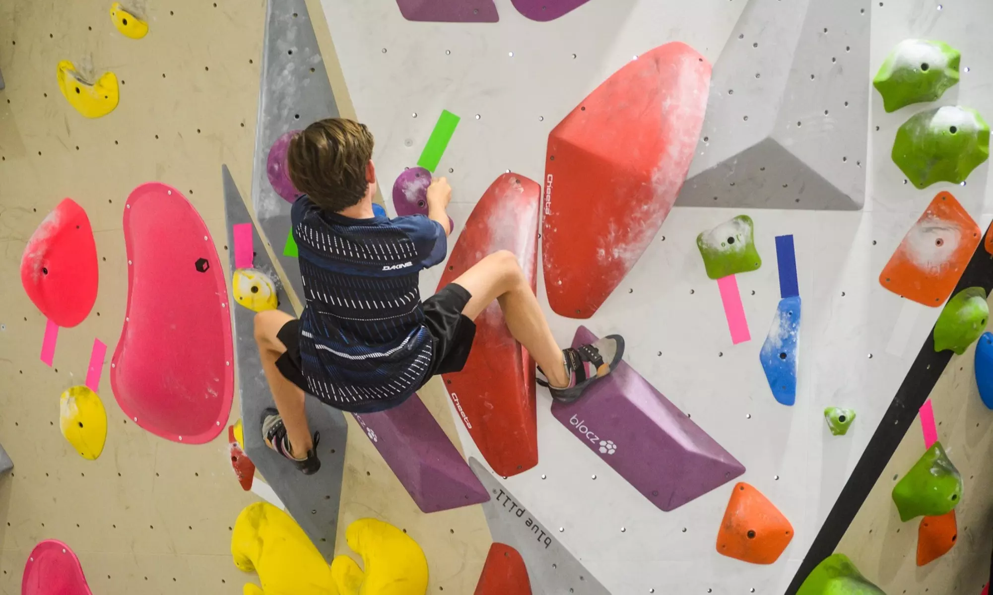 Full Day of Bouldering + Shoe Rental and Chalk for One ($14) or Two People ($28) at Skywood Climbing (Up to $28 Value) - Second Medium