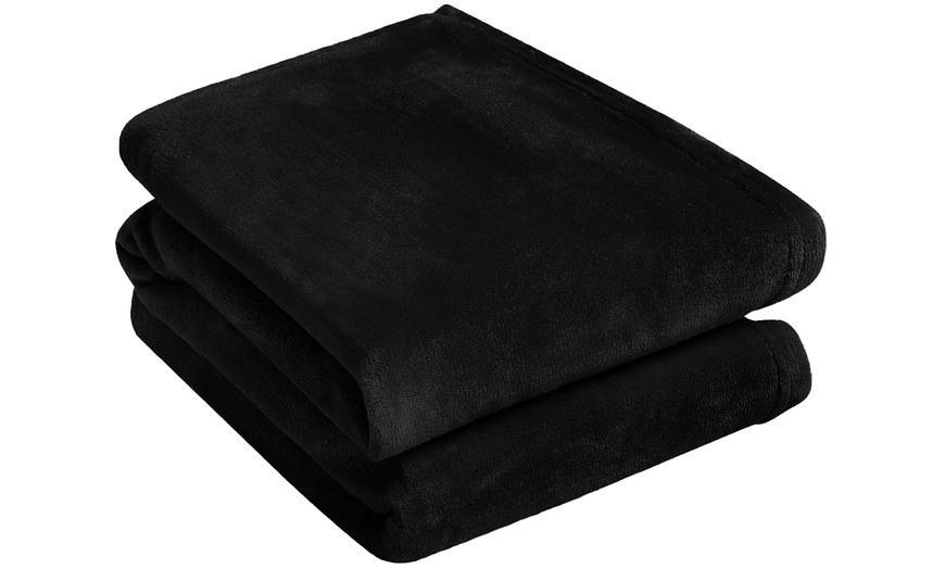 Image 13: Plush 500gsm Cosy Super Soft Faux Mink Fur Blanket