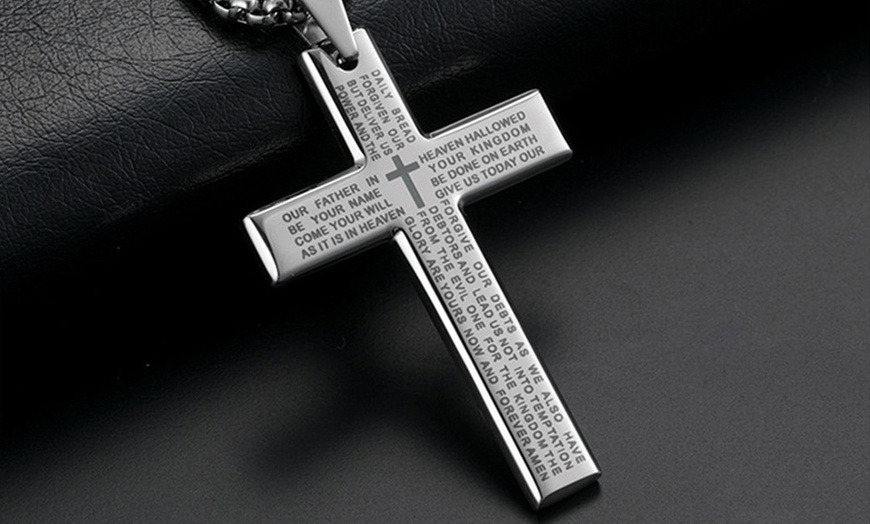 Image 2: Cross Pendant Necklace