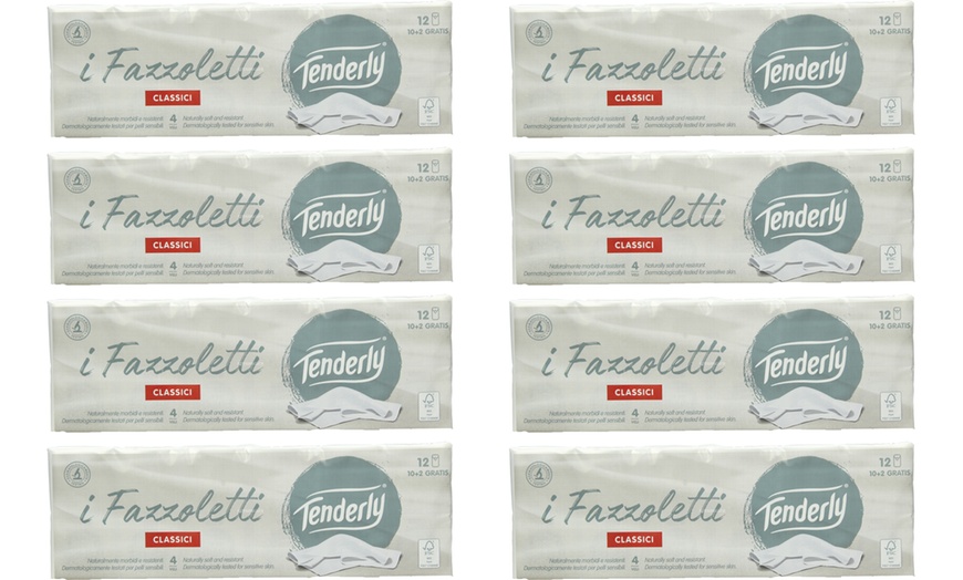 Image 2: 72, 96 o 144 pacchetti di fazzoletti Tenderly Classici