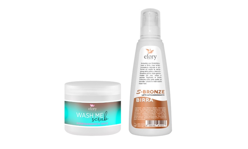 Image 4: Set Sole Mio Abbronzatura con Autoabbronzante e Scrub Efory Cosmetics