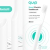 Image 1: Get advanced oral care with White Smart Sonic Toothbrushes from quip