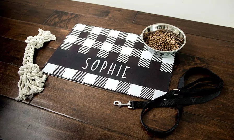 One, Two, or Three Personalized Pet Placemats from Qualtry (Up to 81% Off) - Primary Image