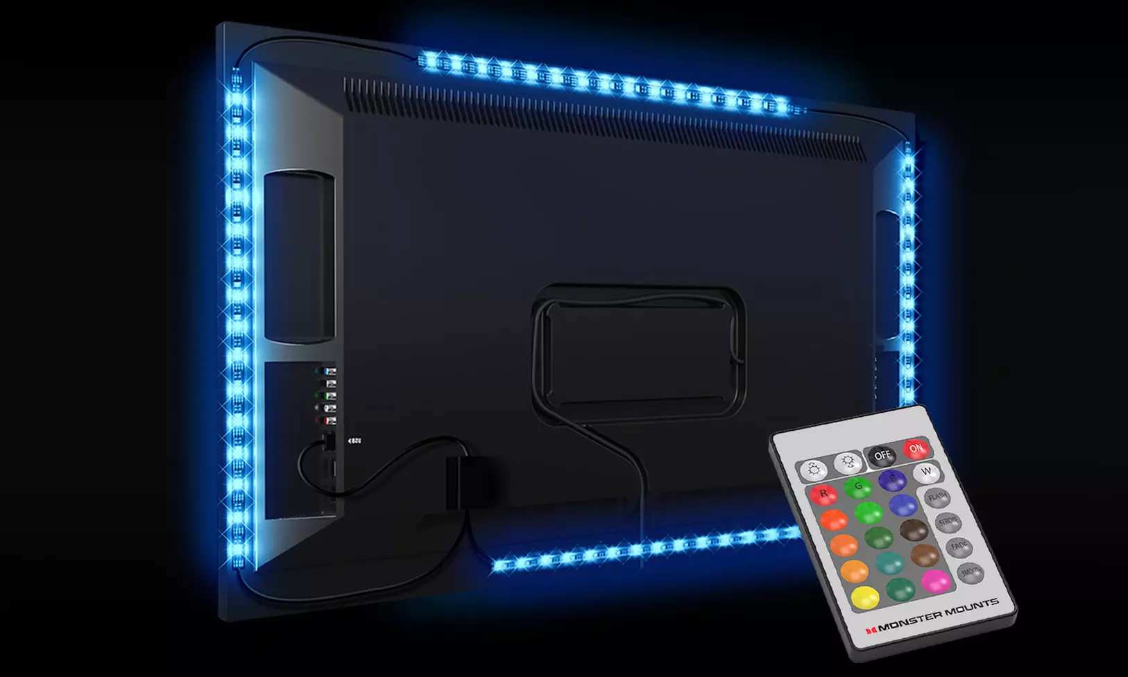 MONSTER MOUNTS LED Backlight Kit for Home Theater TVs (40" or 80") - Primary Image