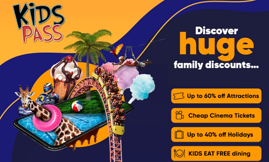 Image 2: Kids Pass: Up to 60% off days out
