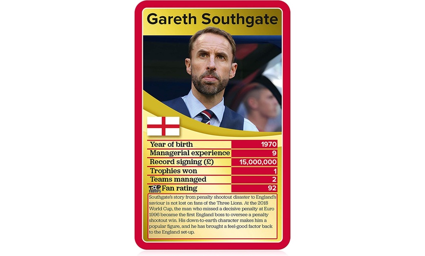 Image 4: Top Trumps Greatest Football Managers Game