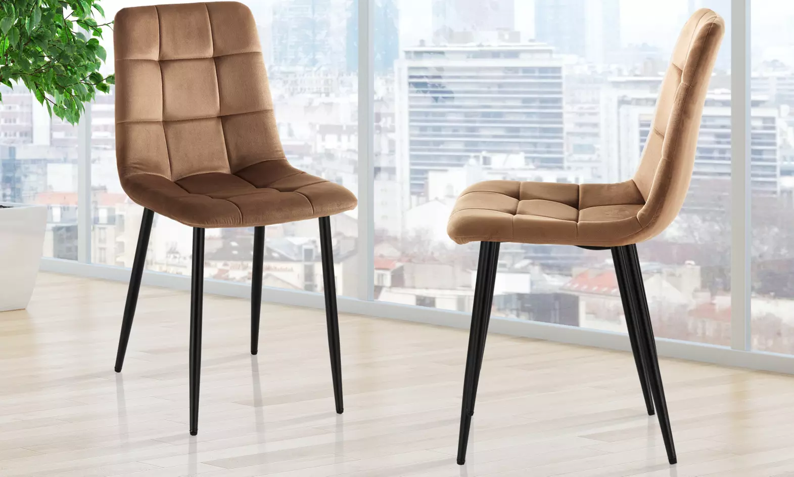 Lot de 4 chaises Corfu d'Oreste Luchetta