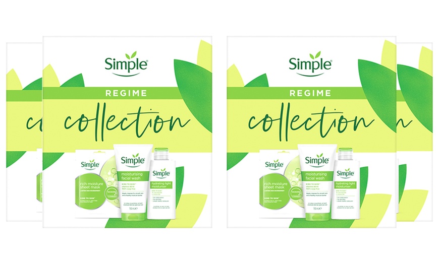 Image 5: Simple Regime Collection Sheet Mask, Facewash and Moisturiser Set 