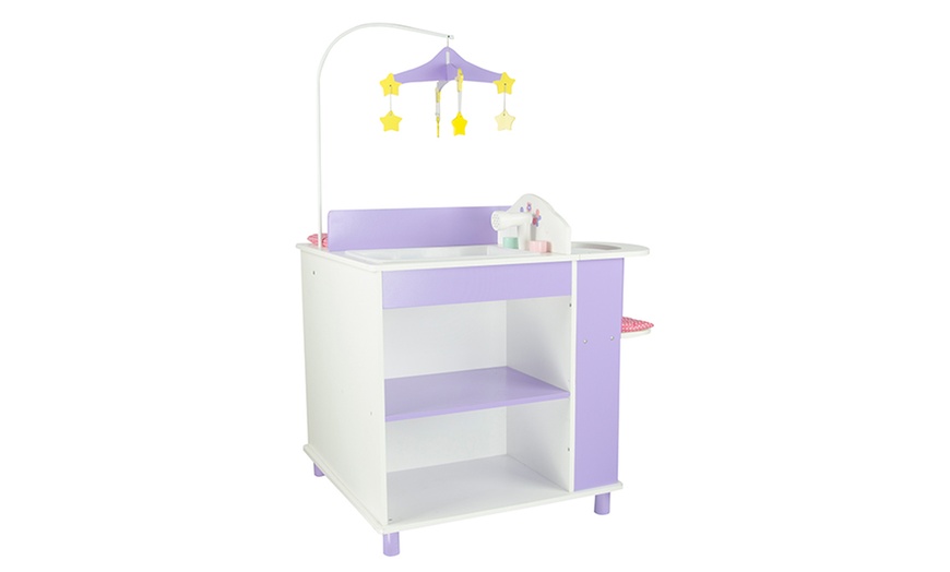 Image 2: Doll Changing Station with Storage