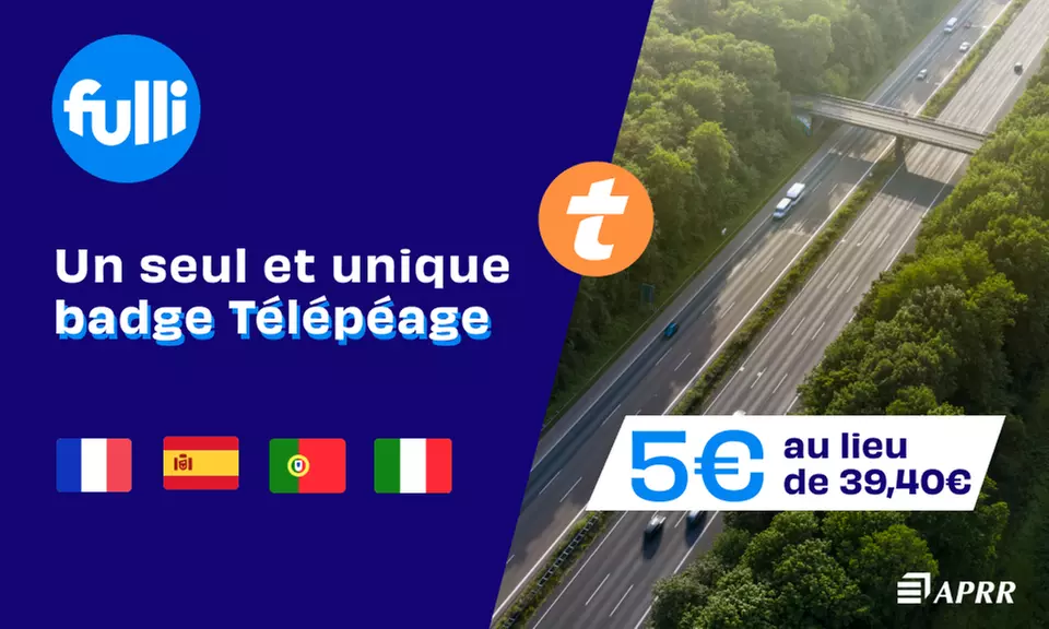 Badge télépéage Fulli : 12 mois offerts