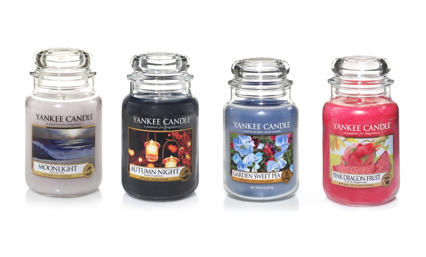 Image 2: Four Yankee Candle Large Jars