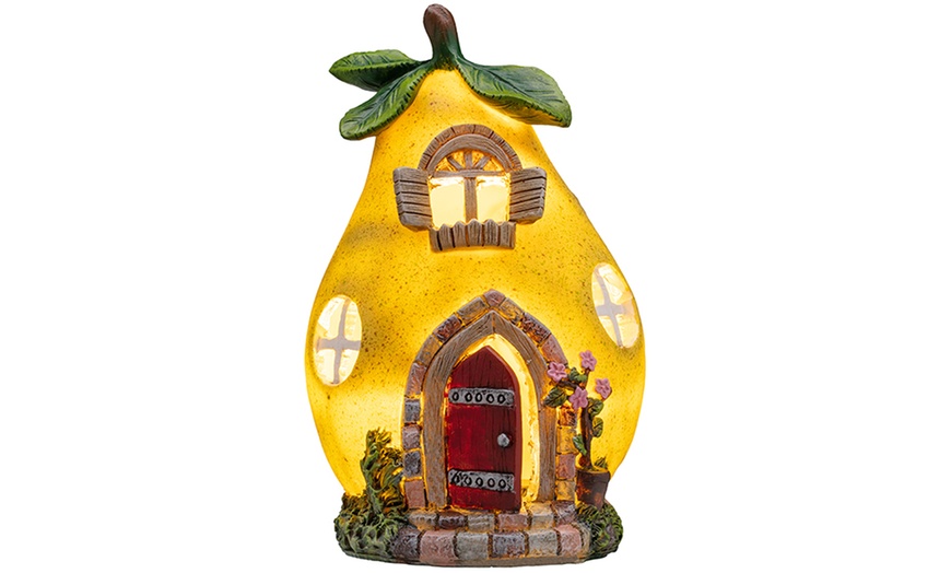 Image 8: Solar LED Light-Up Fairy House