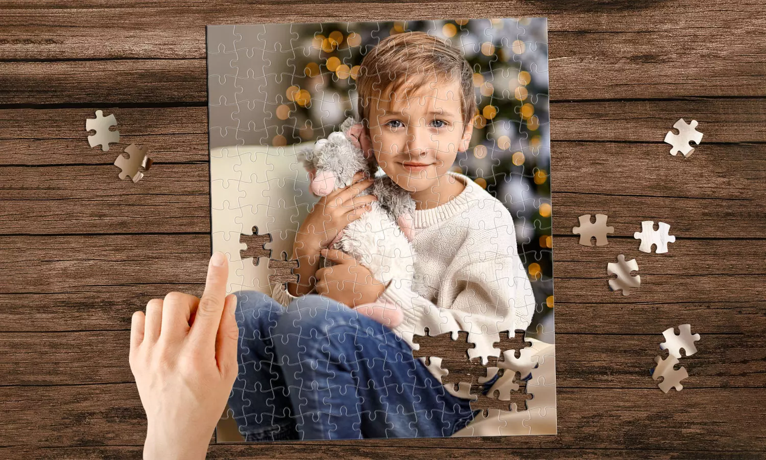 Personalisiertes Foto-Puzzle mit bis zu 1000 Teilen